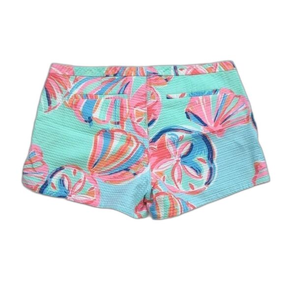 Lilly Pulitzer Adie Shorts Women's Size 2 Minty Fresh on the Rocks 4" Inseam - Picture 3 of 9